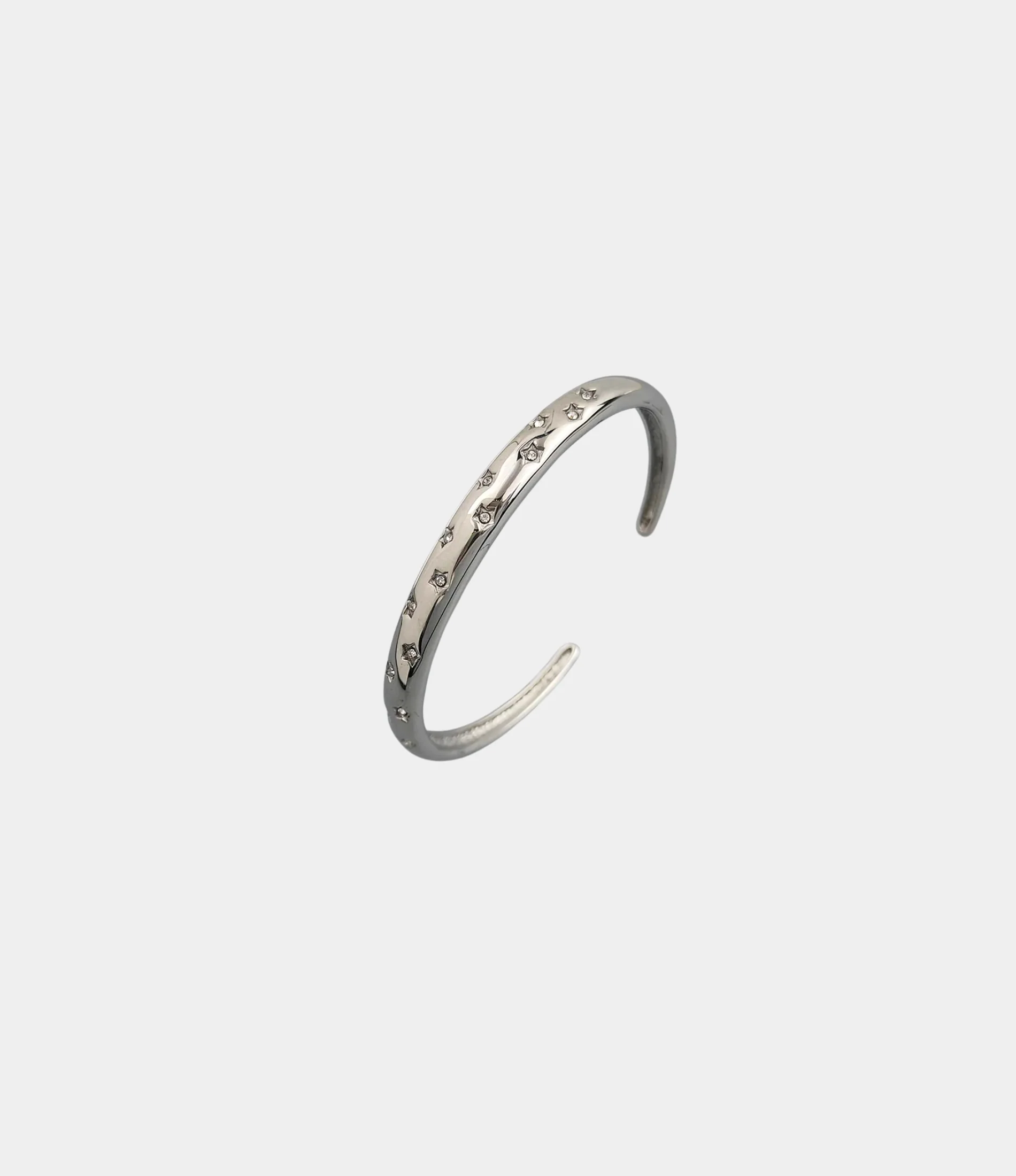 OLIVIA BANGLE IN WHITE - Image 3